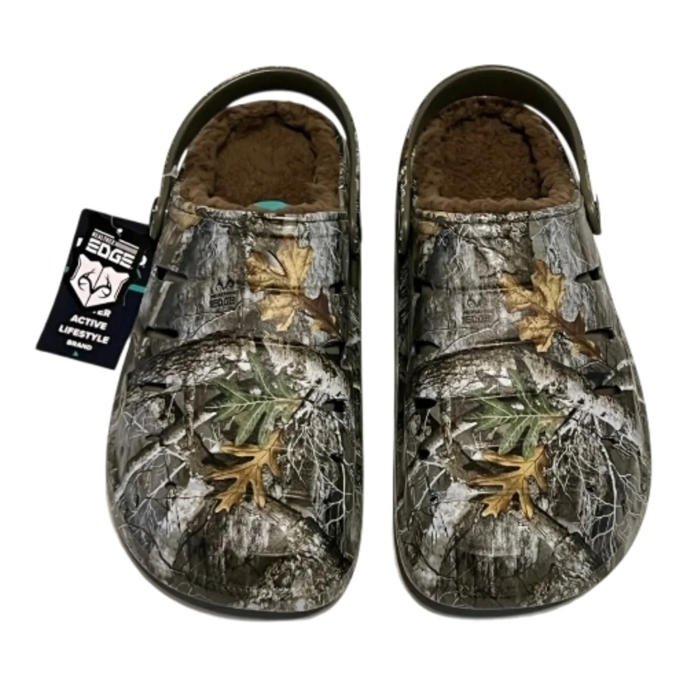 Rugged Shark Men's Camo Slip-On Sandals